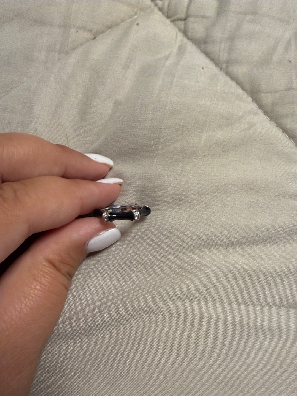 Lauren G Adams BAMBOO STACKABLE RING